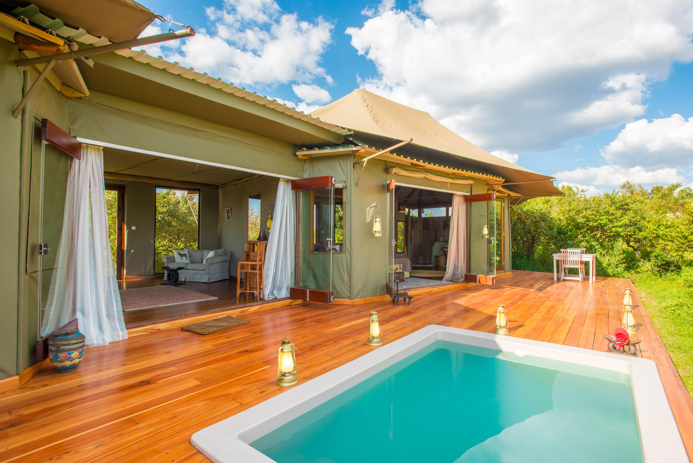 Masai Mara and Kenya lodges — selected for access to wildlife areas and comfort