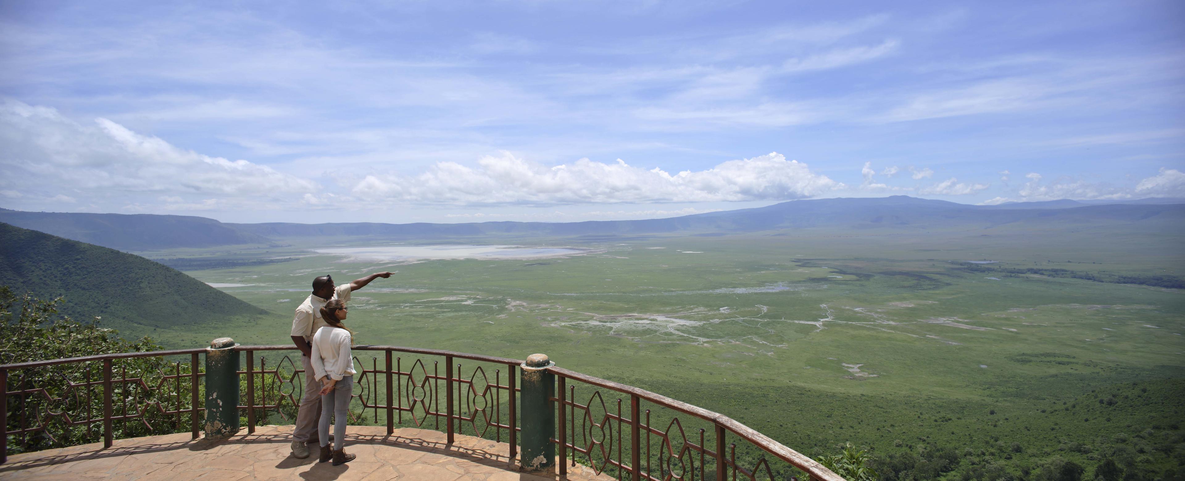 Ngorongoro Crater rim and floor